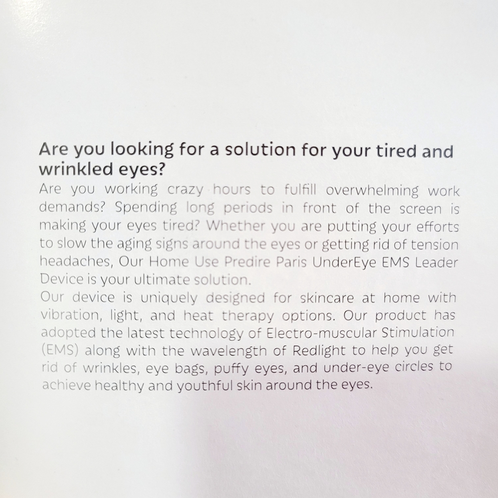 Predire LED Eye Mask - Picture 7 of 9